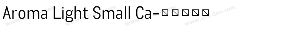 Aroma Light Small Ca字体转换